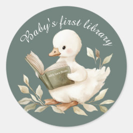 Adesivo Little Goose Baby’s First Library Book Stickers
