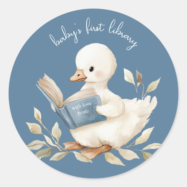 Adesivo Little Goose Book Stickers – Baby’s First Library (Frente)