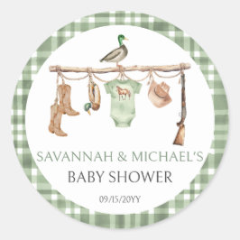 Adesivo Little hunter Hunting Baby Shower