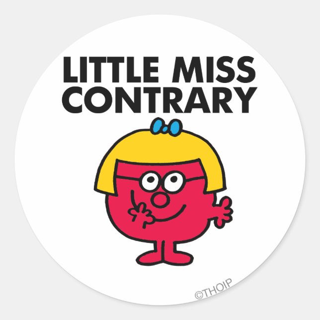 Adesivo Little Miss Contrary (Frente)