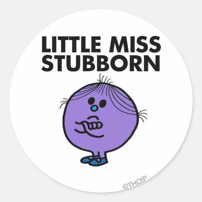 Adesivo Little Miss Stubborn | Armas cruzadas (Frente)