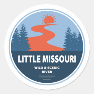 Adesivo Little Missouri Wild E Scenic River Arkansas
