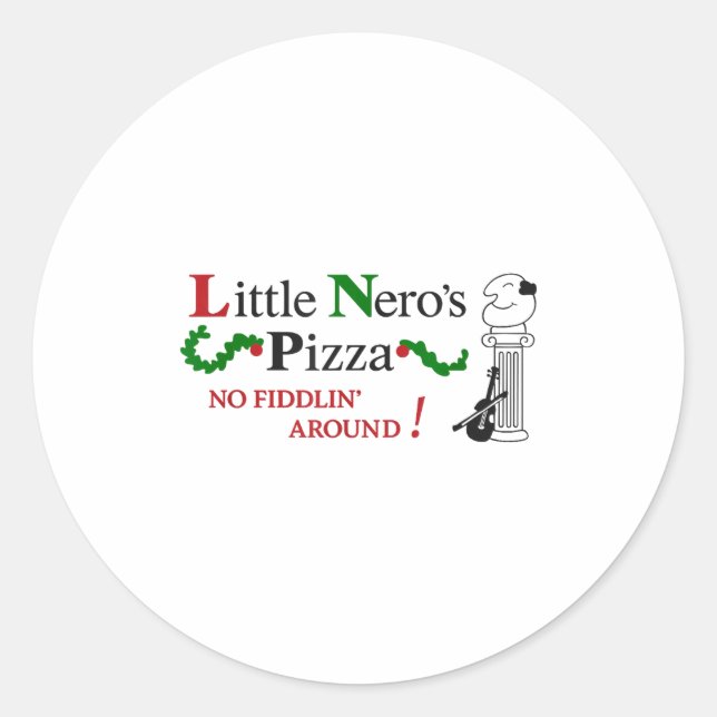 Adesivo Little Nero's Zza  (Frente)