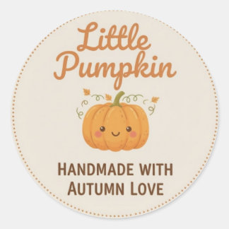 Adesivo Little Pumpkin Fall Sticker