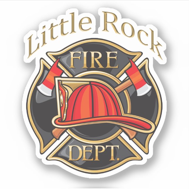Adesivo Little Rock Fire (Frente)