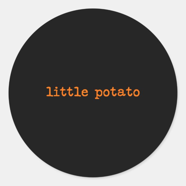 Adesivo Little Tato Sweet Tato Thanksgiving Family Matchin (Frente)