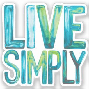 Adesivo Live Simplesmente