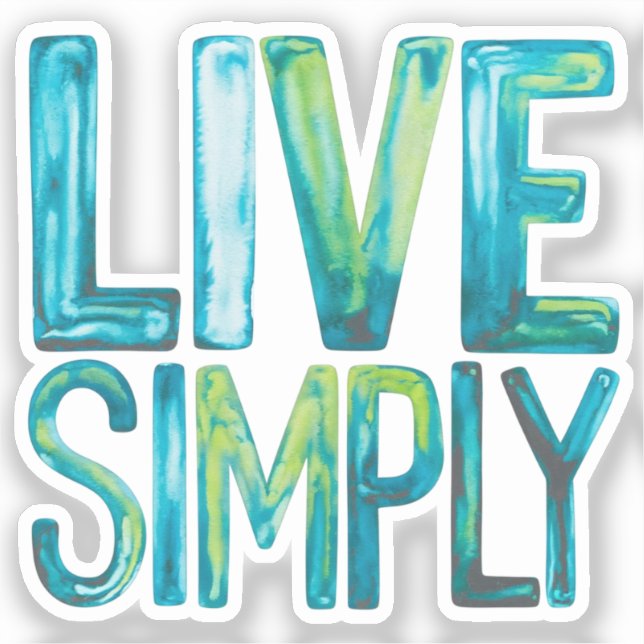 Adesivo Live Simplesmente (Frente)
