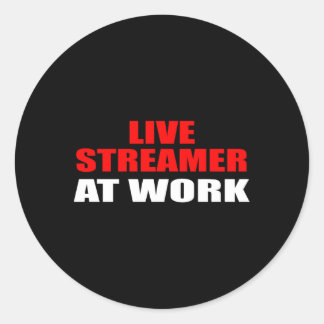 Adesivo Live Streaming Streaming Kit Em Vez De Sinal De Po
