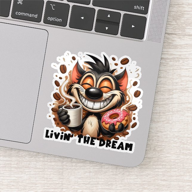 Adesivo Livin the Dream (Detalhe)