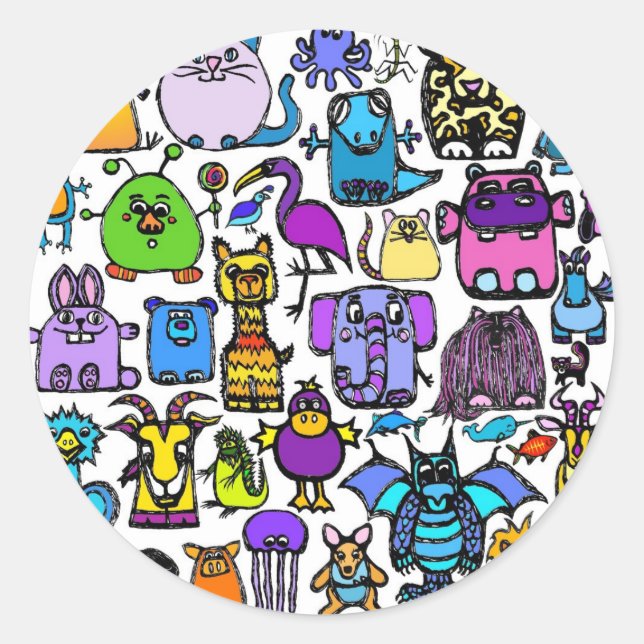 Adesivo "livro alfabético" - Stickers (Frente)