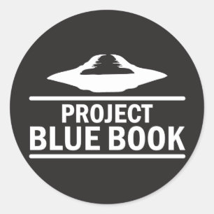 Adesivo Livro azul do projeto
