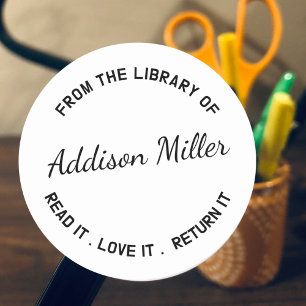 Adesivo Livro Da Biblioteca Do Livro De Professores