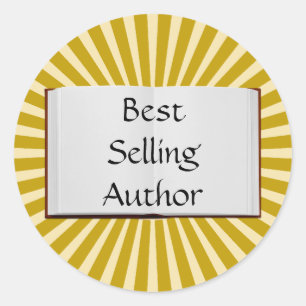 Adesivo Livro de Autor Mais Vendido Golden Rays Clássico R