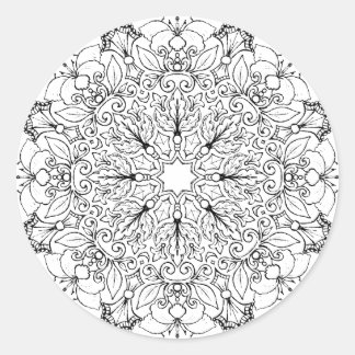 Adesivo Livro de cores Mandala 1-63