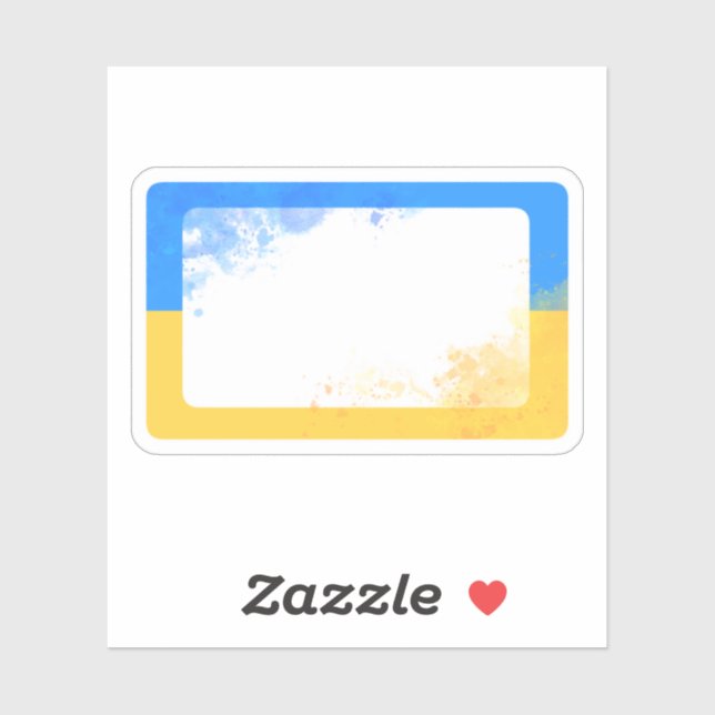 Adesivo Livro de rascunho do autocolante ucraniano (Folha)