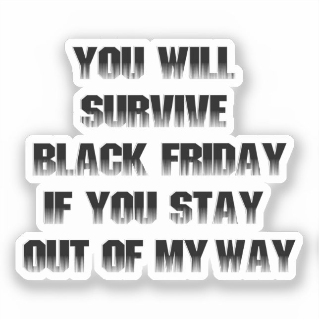 Adesivo Livro de Recortes BLACK FRIDAY (Frente)