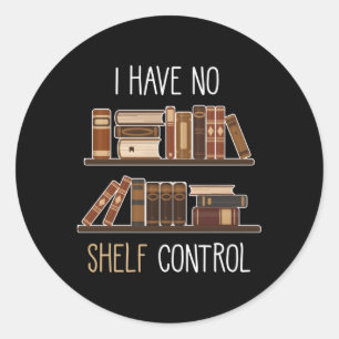 Adesivo Livro Dizendo Que Não Tenho Controle De Prateleira
