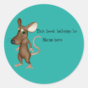 Adesivo Livro "Este Livro Pertence A"