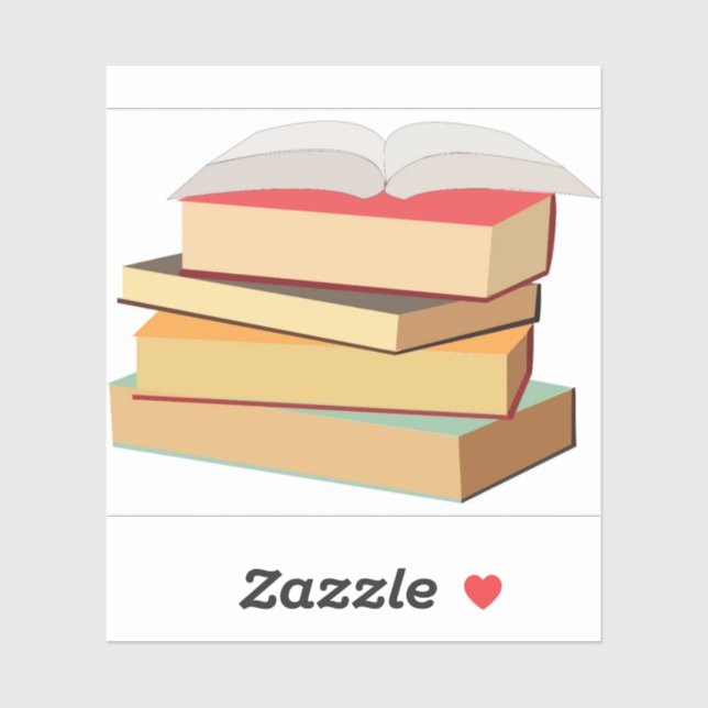 Adesivo Livros (Folha)