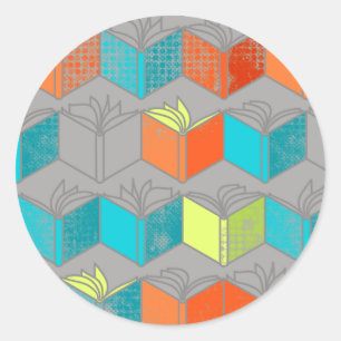 Adesivo Livros abertos