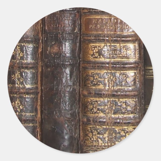 Adesivo Livros antigos (Frente)