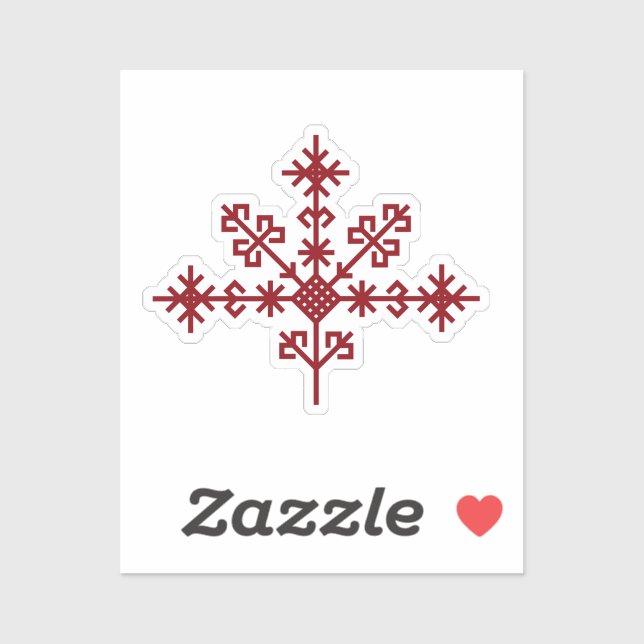 Adesivo Livros australianos - Árvore de símbolo letão clar (Folha)