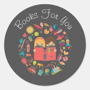 Adesivo Livros coloridos — marca comercial do design