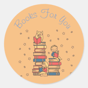 Adesivo Livros coloridos — marca comercial do design