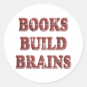 Adesivo Livros Construem Cérebros