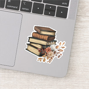 Adesivo Livros de colheita e flores à prova de água
