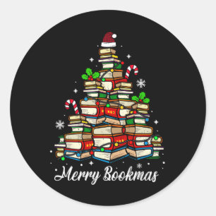 Adesivo Livros de feliz Livros de Árvore de Natal Vestidos