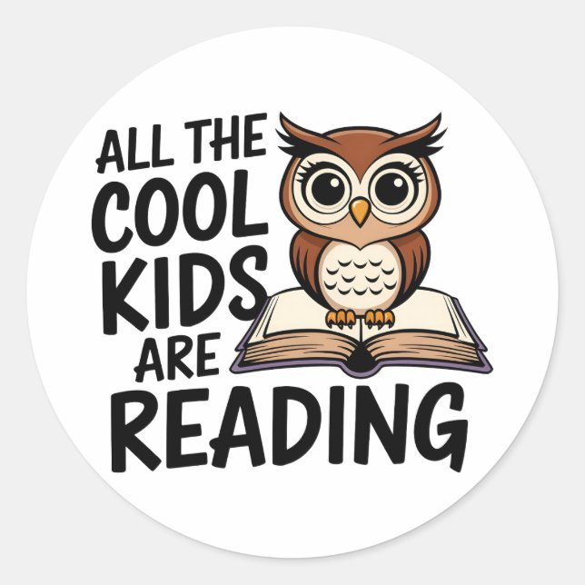 Adesivo Livros dos “Cool Kids” (Frente)