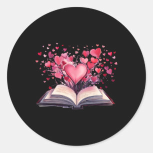 Adesivo Livros E Corações Advertência