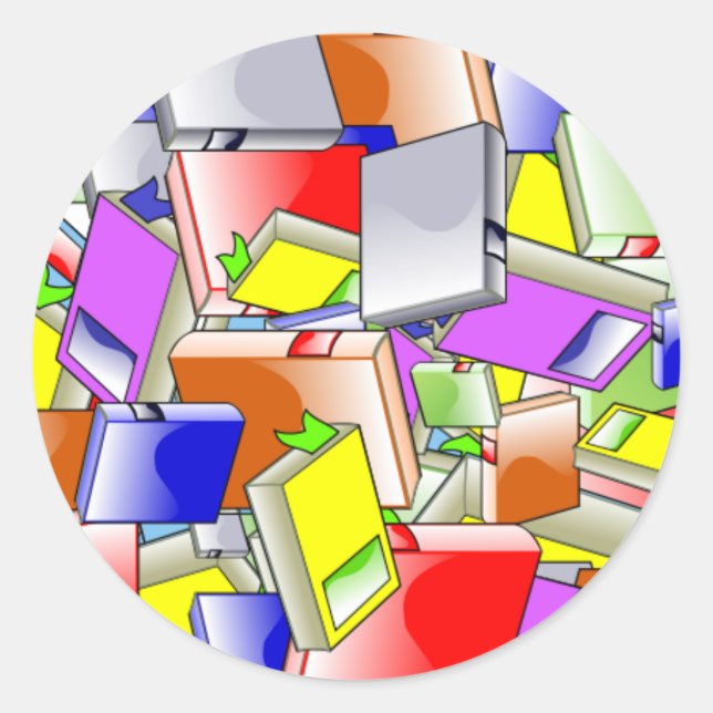 Adesivo Livros e mais livros (Frente)