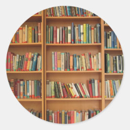 Adesivo Livros na prateleira