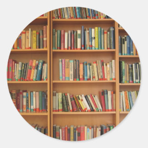 Adesivo Livros na prateleira
