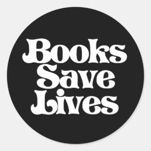 Adesivo Livros Salvar Vidas