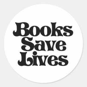 Adesivo Livros Salvar Vidas