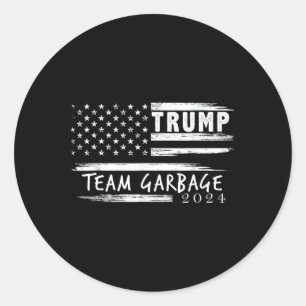 Adesivo Lixo Da Equipe Para Trump 2024