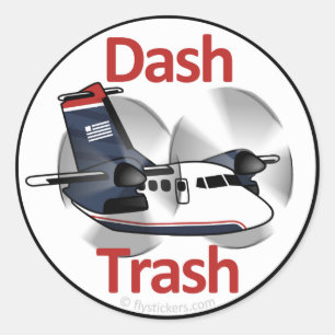 Adesivo Lixo do traço (libré expressa de USAir)