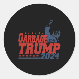 Adesivo Lixo Para Trump 2024