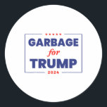 Adesivo Lixo Para Trump 2024, Funny Trump Supporter 1<br><div class="desc">Lixo Para Trump 2024,  Funny Trump Supporter 1</div>