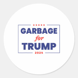 Adesivo Lixo Para Trump 2024, Funny Trump Supporter 1