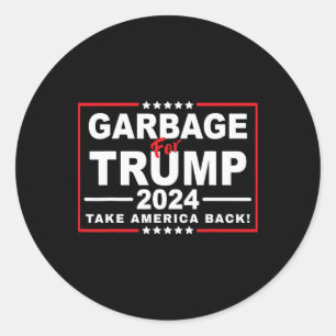 Adesivo Lixo Para Trump 2024, Funny Trump Supporter 2