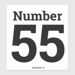 Adesivo Lixo pode Rodar Número de Caixa até Dígitos Duplos