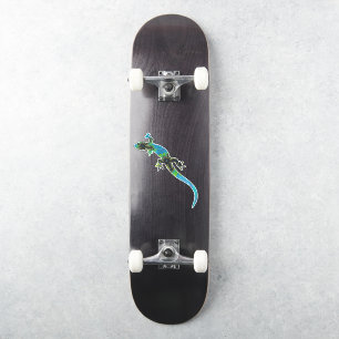 Adesivo Lizard azul vívido e verde