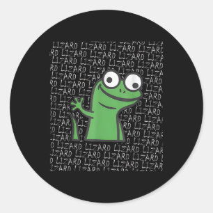 Adesivo Lizard Lizard Lizard Funny Weirdcore Animal Meme G