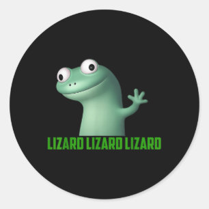 Adesivo Lizard Meme Lizard Lizard Lizard Funny Graphic T-s