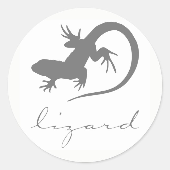 Adesivo Lizard Silhouette Stickers (Frente)